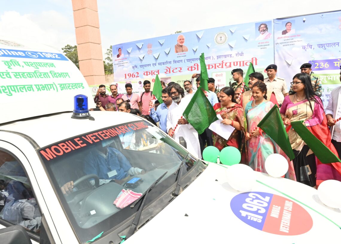 Jharkhand CM Hemant Soren launches 236 animal hospitals on wheels