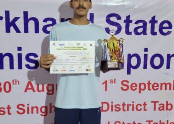 Dhanbad’s Satyam, Srijani emerge winner, runner-up in TT championship