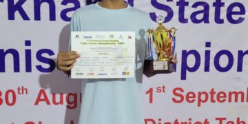 Dhanbad’s Satyam, Srijani emerge winner, runner-up in TT championship