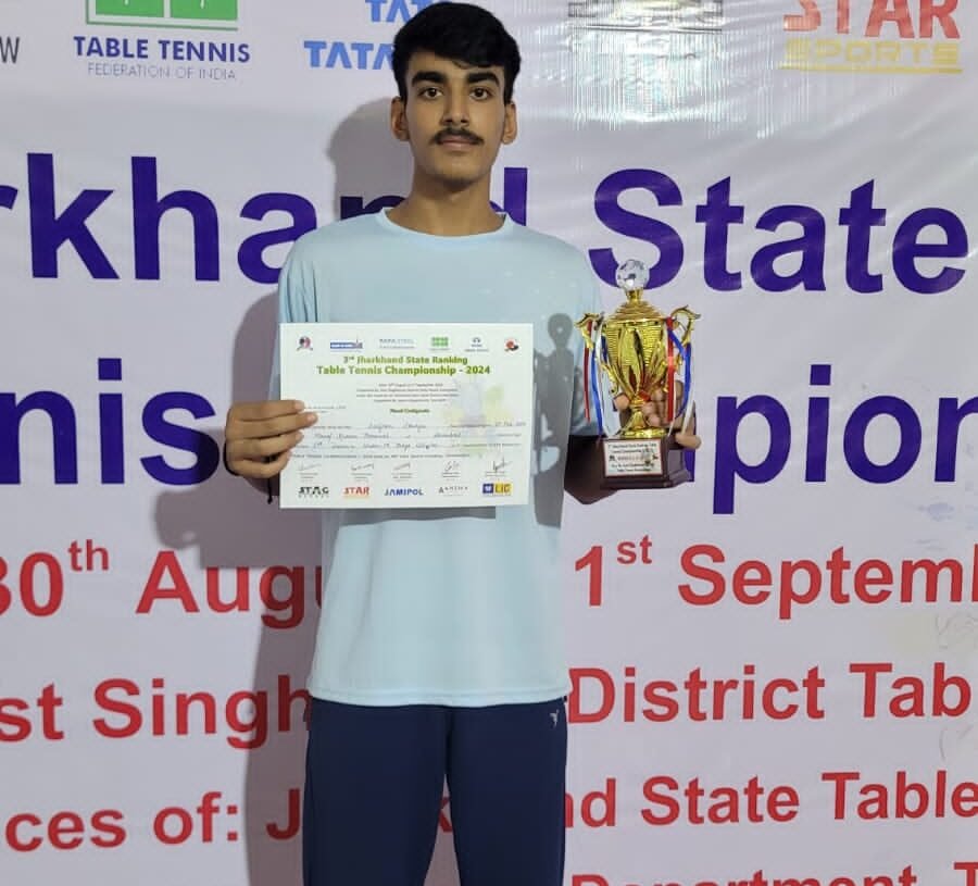 Dhanbad’s Satyam, Srijani emerge winner, runner-up in TT championship