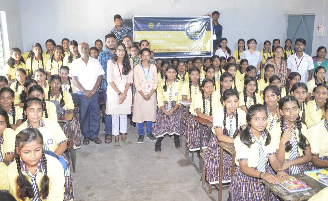 BIT Sindri Rotaract Club educates school girls on menstrual health