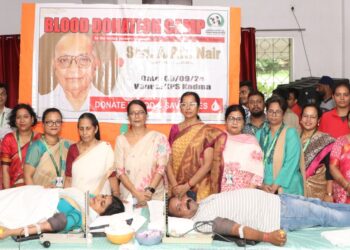 KPS Kadma holds annual blood donation camp in memory of its founder