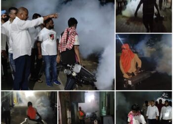 BJP leader intensifies fogging campaign to prevent dengue