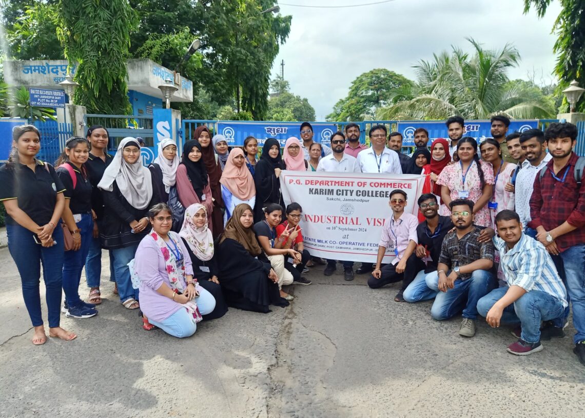 Karim City College students gain real-world experience at Jamshedpur Dairy