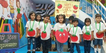 Kids International Play School Jamshedpur celebrates Hindi Diwas