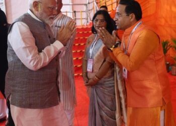 BJP leader Bunty meets PM Modi during his Jamshedpur visit