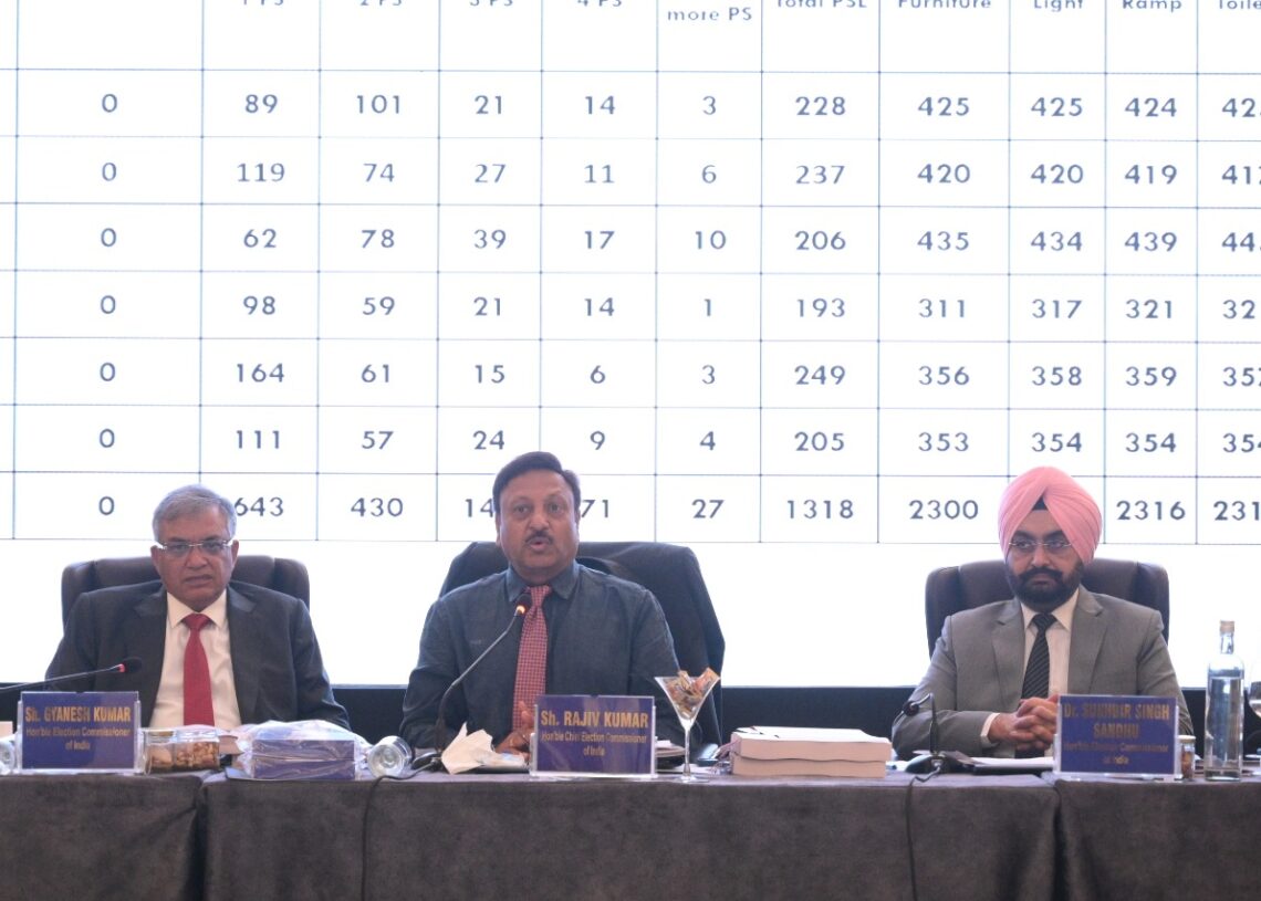 CEC Rajiv Kumar reviews preparations for Jharkhand assembly elections