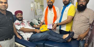 Jamshedpur youth donates platelets for 21st time