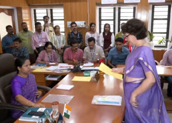 Priyanka Gandhi files nomination for Wayanad by-election