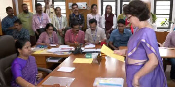 Priyanka Gandhi files nomination for Wayanad by-election