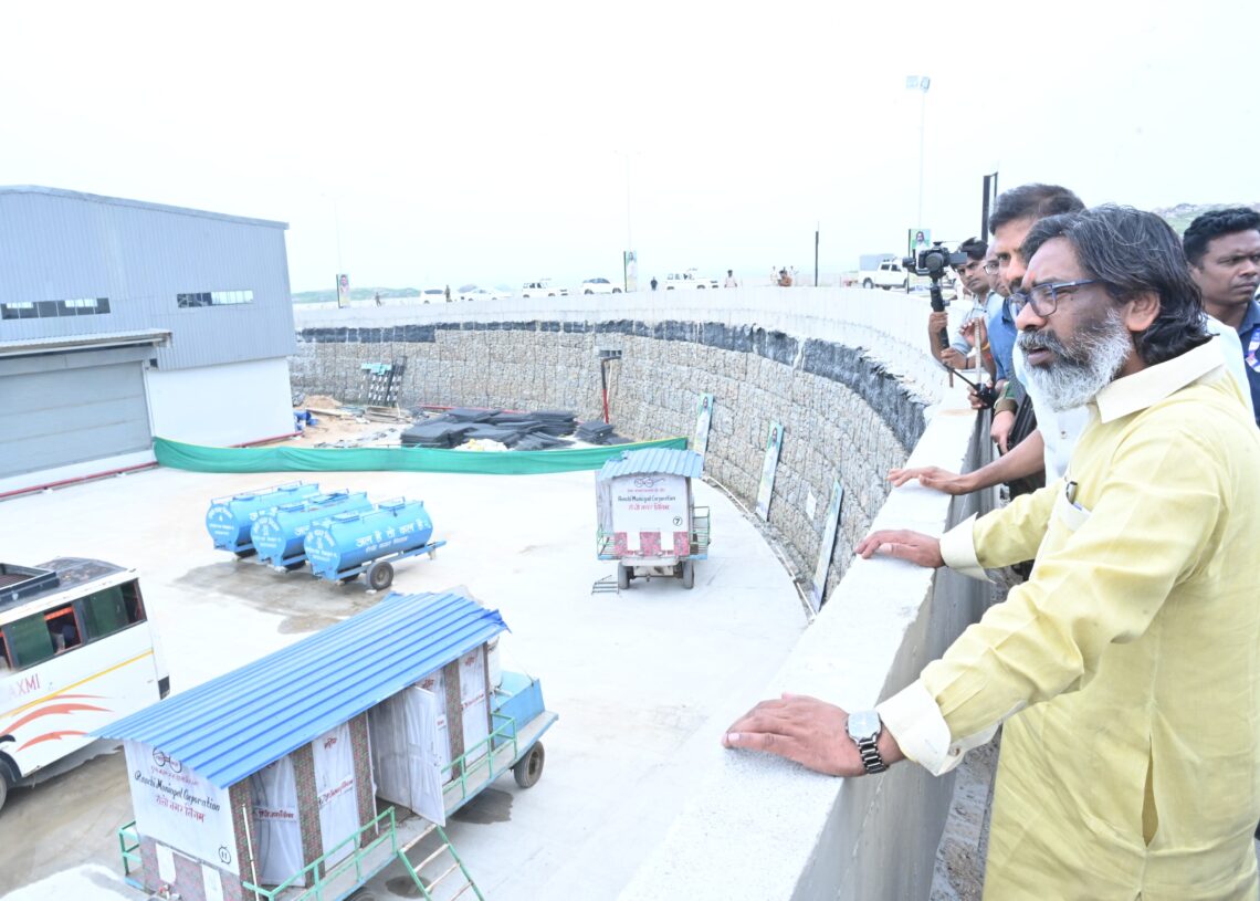 Jharkhand CM Hemant Soren inaugurates Transport Nagar phase-1 in Ranchi
