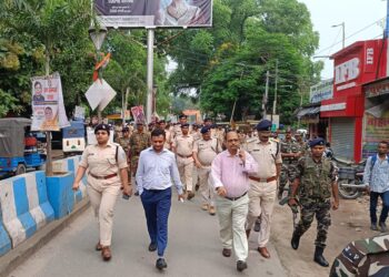Heightened vigilance in Daltonganj ahead of Durga Puja celebrations