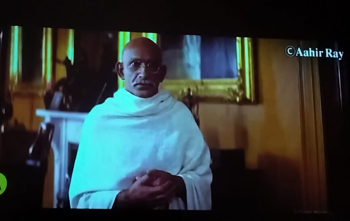 Karim City College celebrates Gandhi Jayanti with screening of biopic