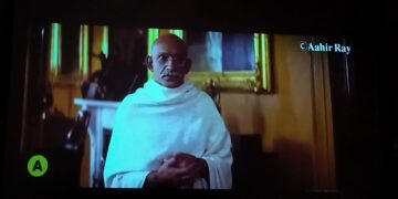 Karim City College celebrates Gandhi Jayanti with screening of biopic