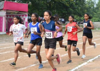 Dhanbad’s Rubi becomes golden girl in state athletics