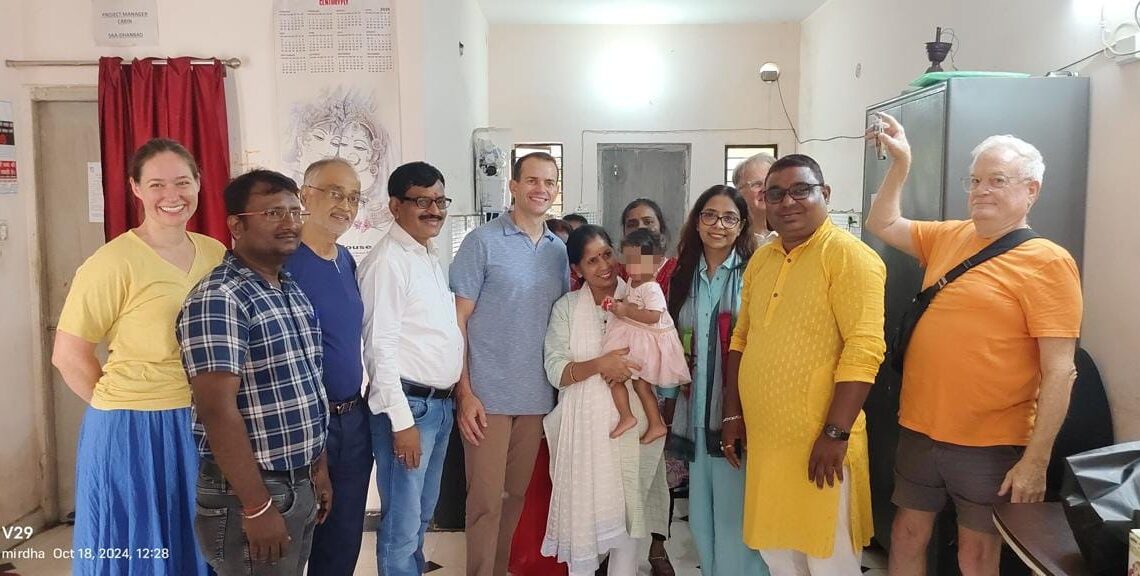 US couple adopts orphaned baby from Dhanbad