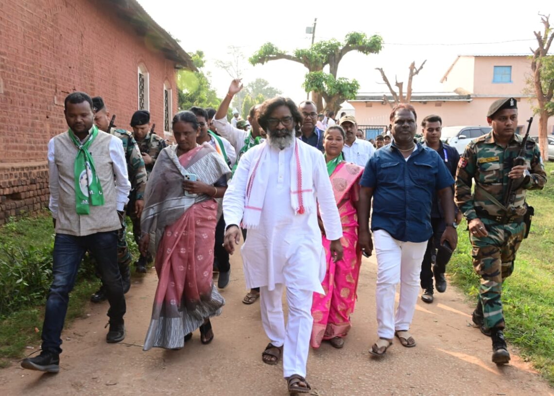 CM Hemant Soren counters BJP’s ‘Mati, Beti, Roti’ slogan with Manipur, Bilkis Bano, ‘Vishthapan’