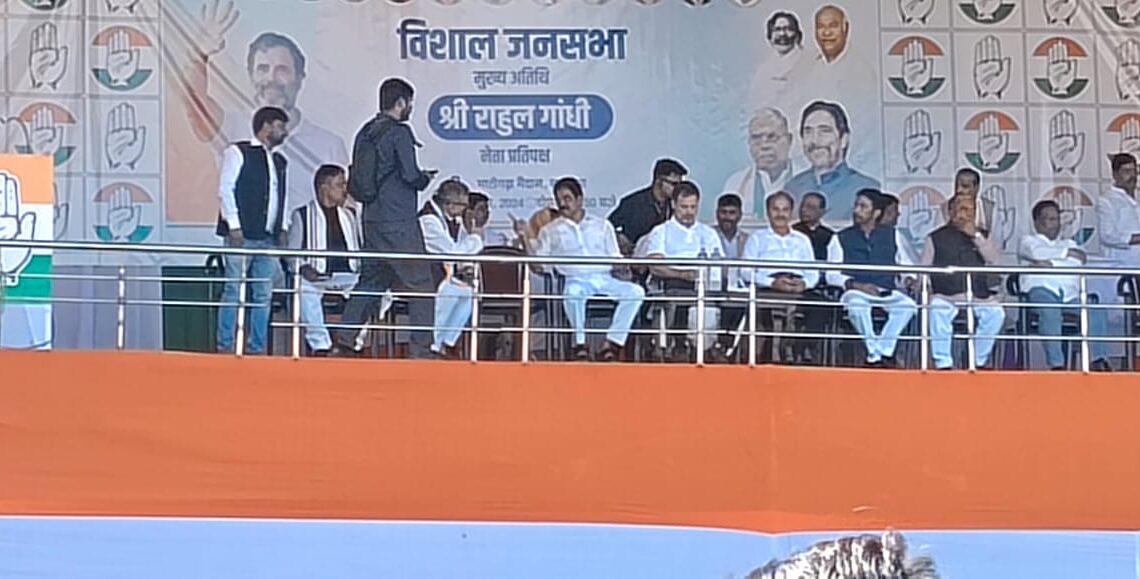 Rahul Gandhi harps on Adani-Ambani, 50 per cent reservation cap in Jharkhand