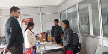 SDO inspects Sakhi One Stop Centre and Child Helpline