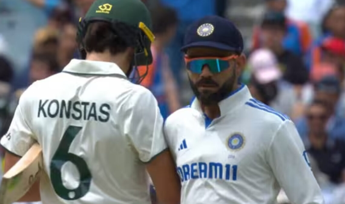 Virat Kohli fined, given demerit point for altercation with Konstas