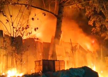 Fire breaks out in scrap yard in Jamshedpur