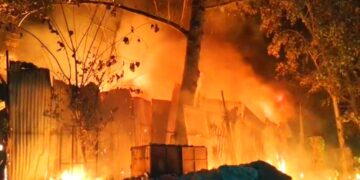 Fire breaks out in scrap yard in Jamshedpur