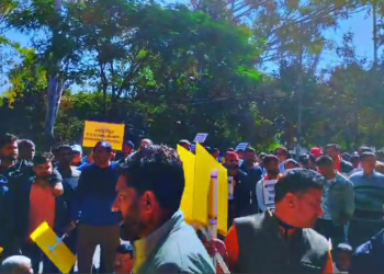 Massive protest in Ranchi to demand justice for Bangladeshi Hindus