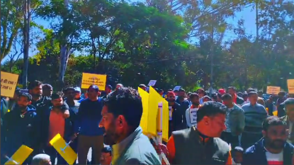 Massive protest in Ranchi to demand justice for Bangladeshi Hindus