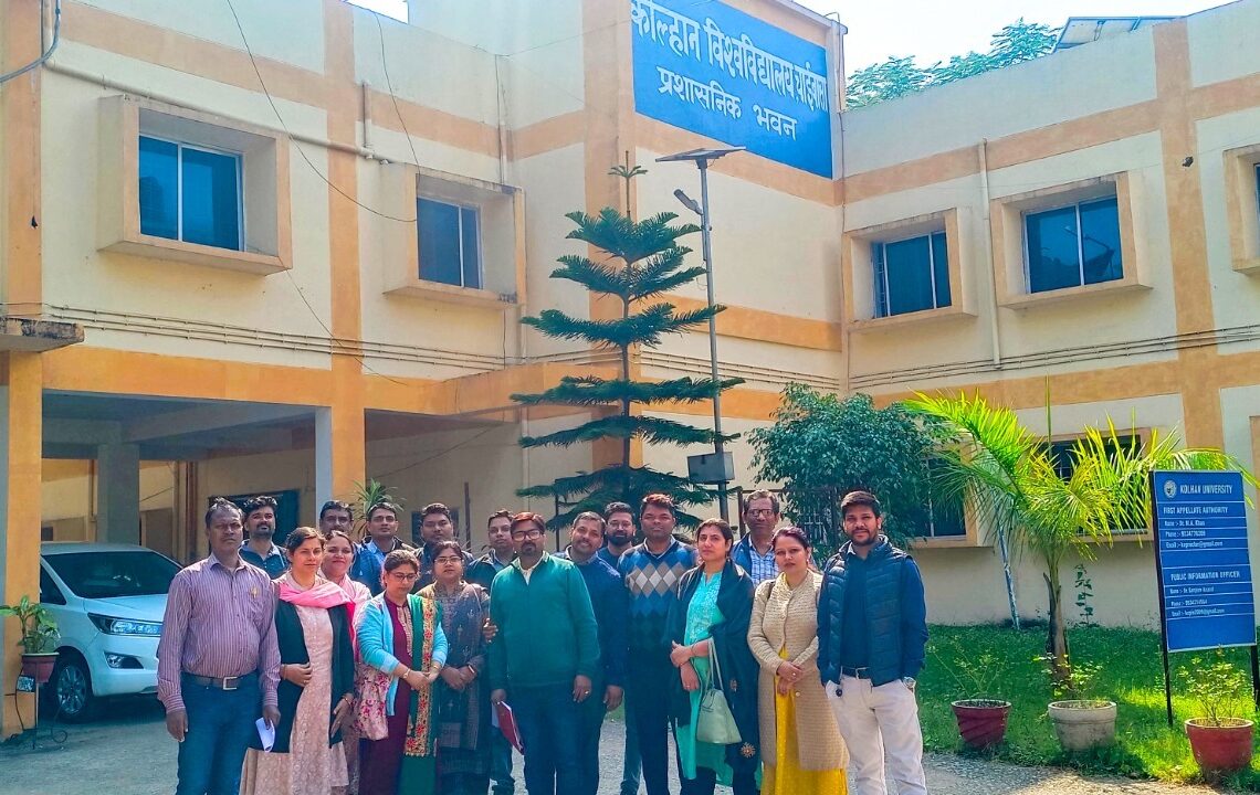 Kolhan University VC ends vocational teachers' grievances