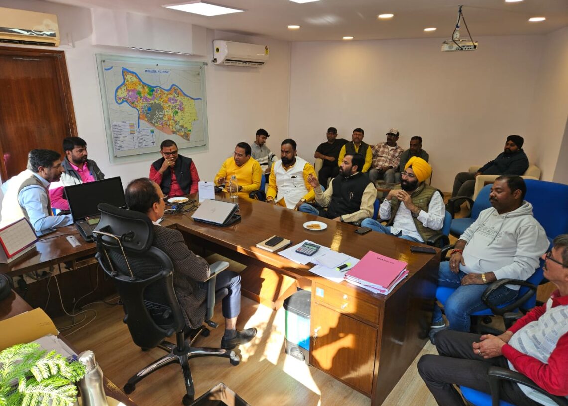 BJP leaders and TSUISL discuss solutions for Burmamines traffic woes