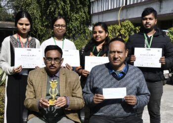 BAU Ranchi students bag 2nd prize in start-up competition
