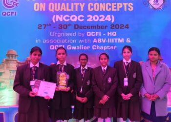 Vivek Vidyalaya wins 4 gold awards at national quality concept competition