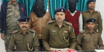 Two arrested for firing at Hyva company’s gate in Adityapur