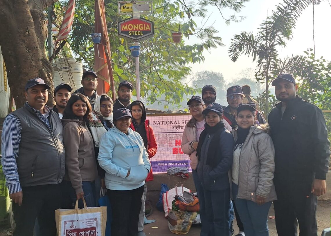 BIT Mesra Lalpur campus extends warmth to the needy this winter