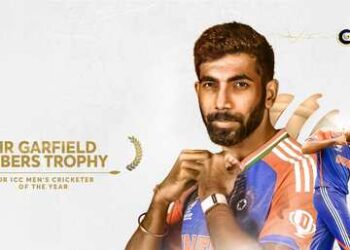 Jasprit Bumrah clinches ICC Men’s Cricketer of the Year award