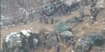 Three soldiers die after army truck falls into gorge in J&K’s Bandipora