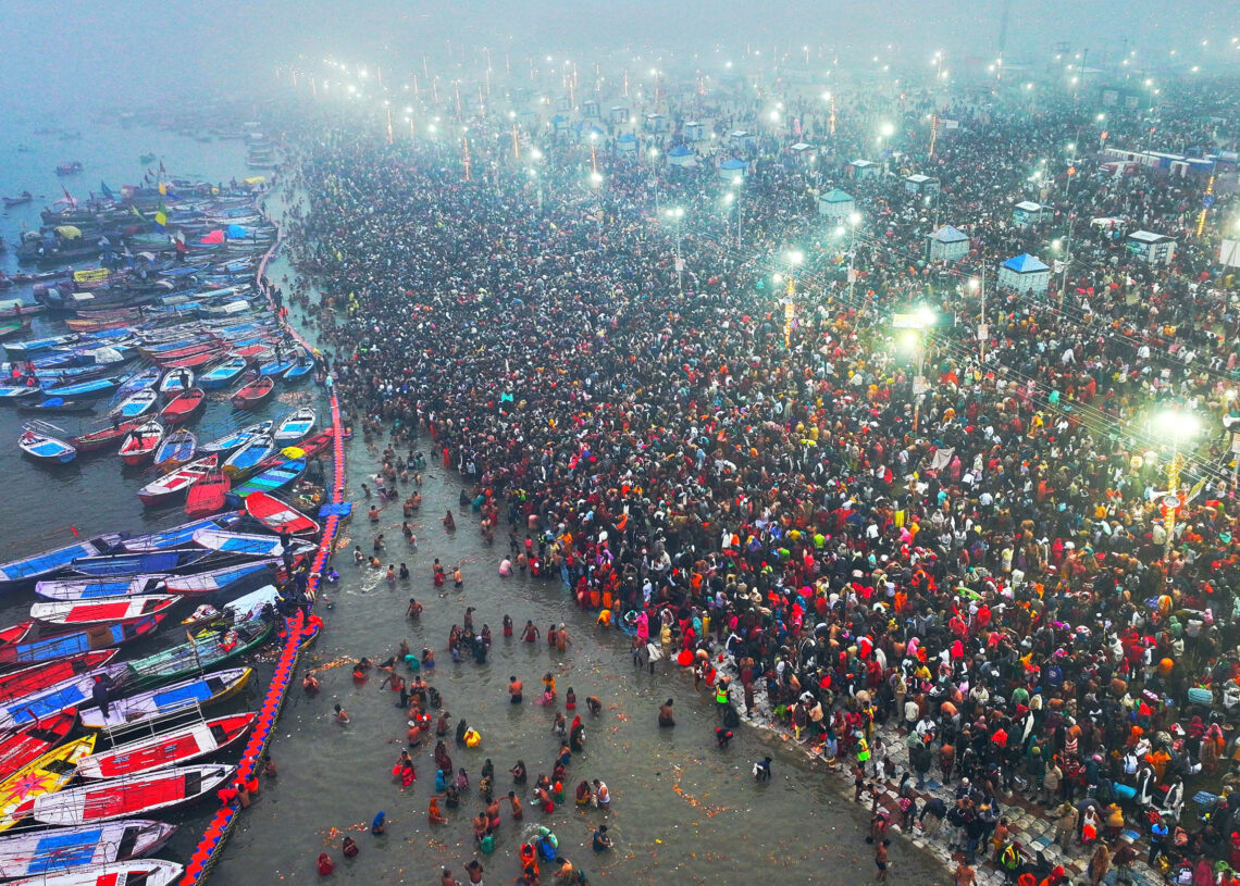 Maha Kumbh begins with Paush Purnima bath; devotees take sacred dip at Triveni Sangam