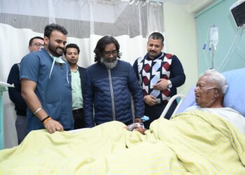 Karia Munda referred to AIIMS, New Delhi