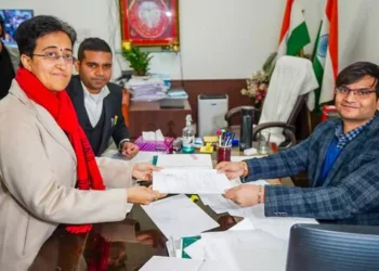 Delhi CM Atishi files nomination from Kalkaji constituency