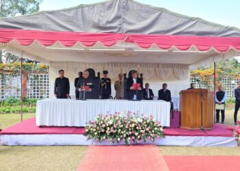VK Singh takes oath as Governor of Mizoram