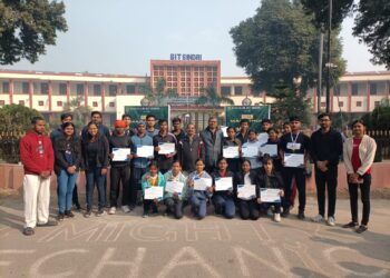 BIT Sindri mining student wins Green Marathon