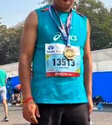 Jamshedpur cop completes 42 km Mumbai Marathon 