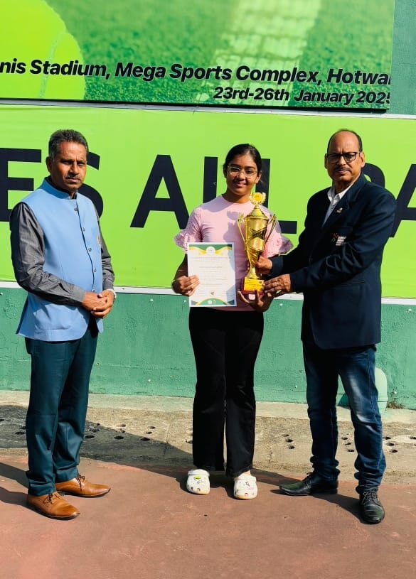 Kripa Bhatia wins U-14 girls’ singles Jharkhand Tennis Tournament