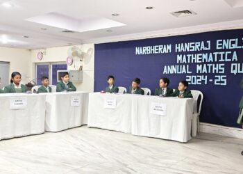 Mathematica Quiz enthrals students at Narbheram Hansraj English School
