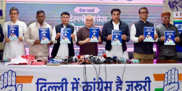 Congress unveils Delhi polls manifesto, pledges 33% job quota for women, caste census