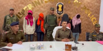 Latehar Police arrest four associates of criminal Rahul Singh