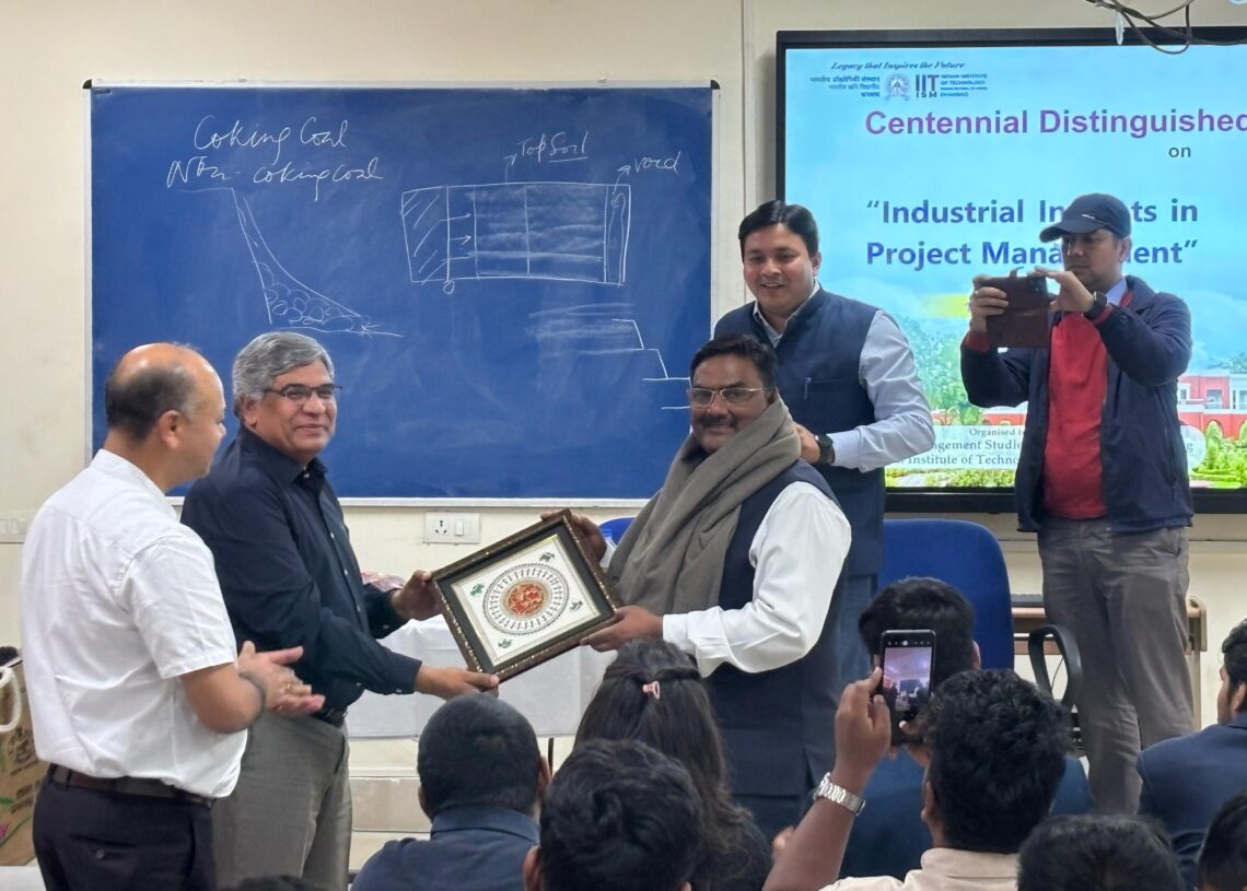 IIT ISM Dhanbad Talk Series: ECL CMD stresses on time management for project success