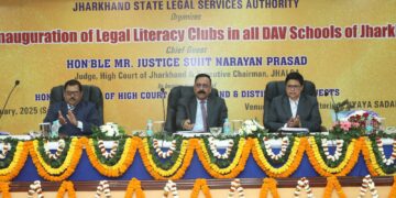 JHALSA launches legal literacy clubs in all DAV schools of Jharkhand