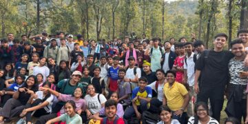 Loyola School students complete trekking expedition in Dalma Hills