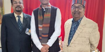 Junior Defence Minister interacts with officials of Jamshedpur Citizen Forum